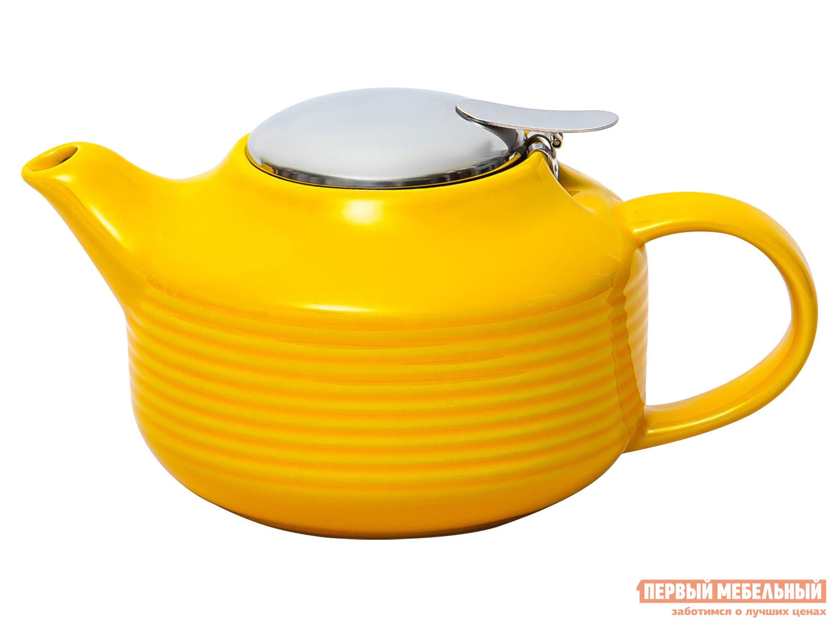 Заварочный чайник  Феличита Yellow 700 мл Желтый, керамика
