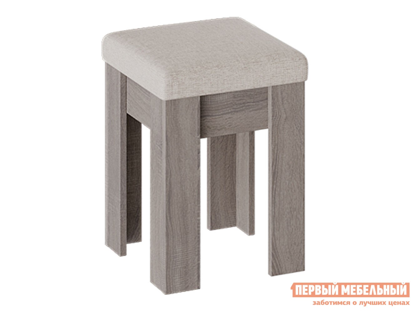 Банкетка  Ганновер Б  Дуб Сонома трюфель / Рогожка Capri Бежевая