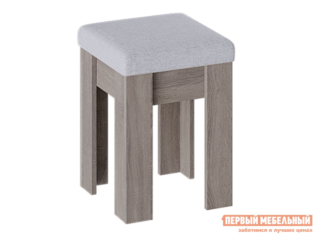 Банкетка  Ганновер Б  Дуб Сонома трюфель / Серо-бежевый, рогожка