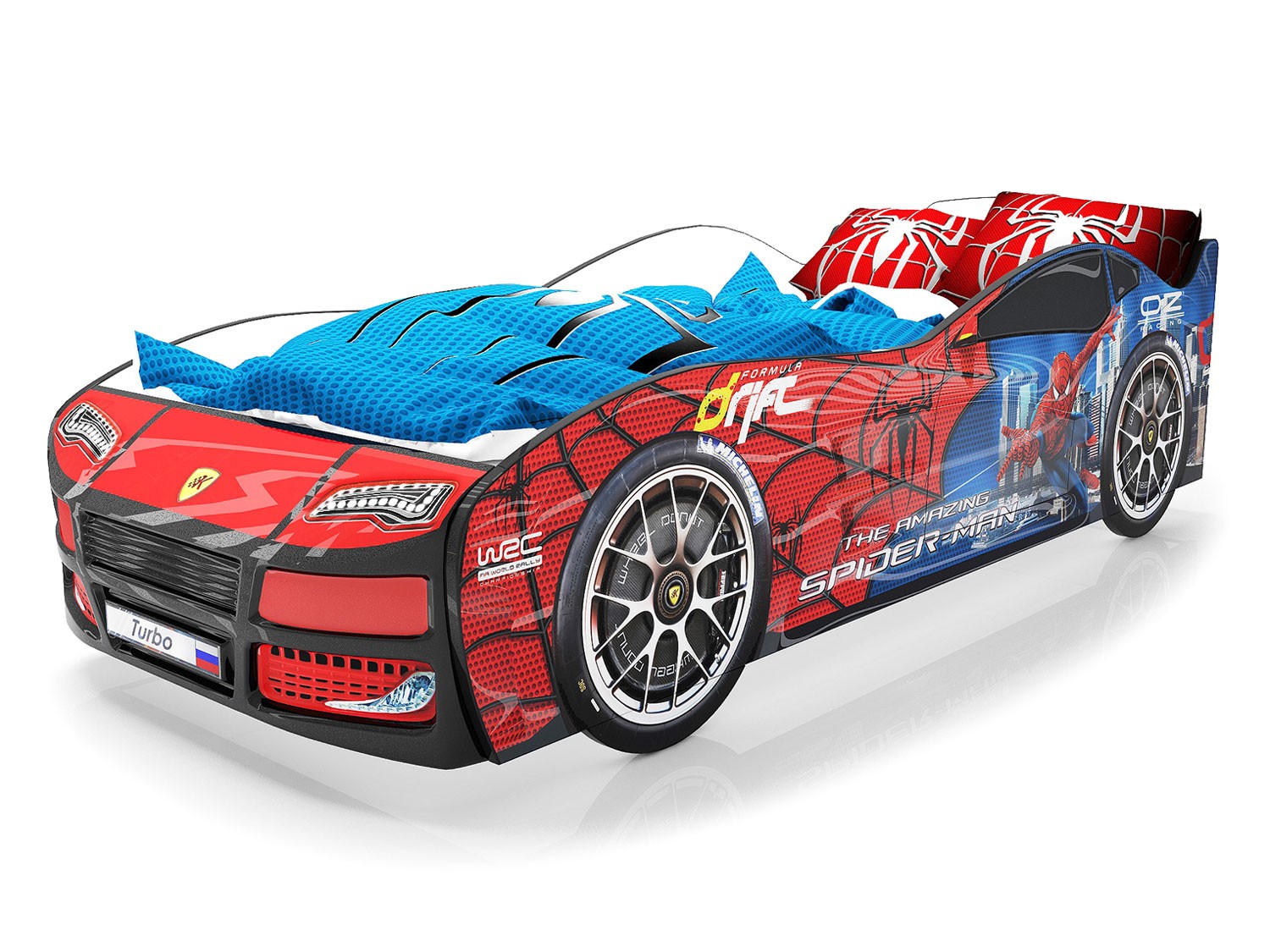 Кровать-машина  Турбо Спайдер (Турбо), Без подсветки