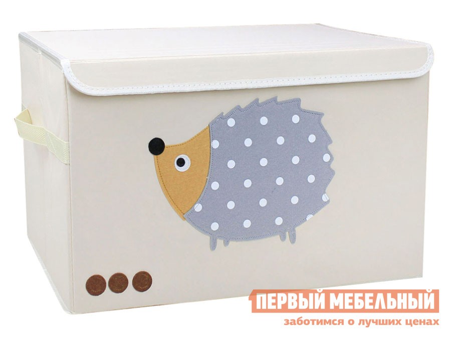 Кофр  Ежик Серый / Рисунок Ежик, полиэстер