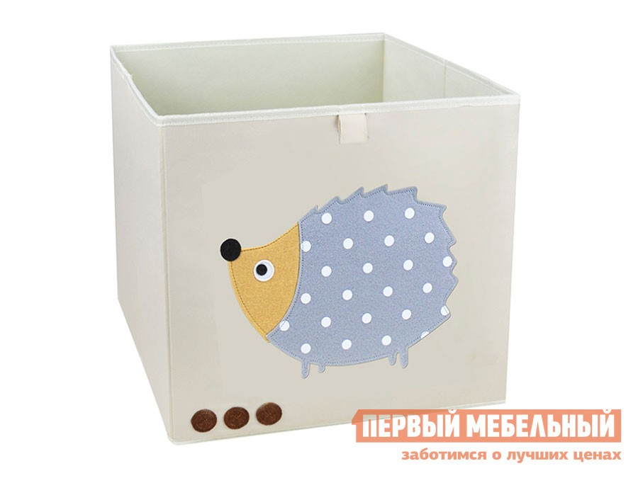 Кофр  Ежик Серый / Рисунок Ежик, полиэстер