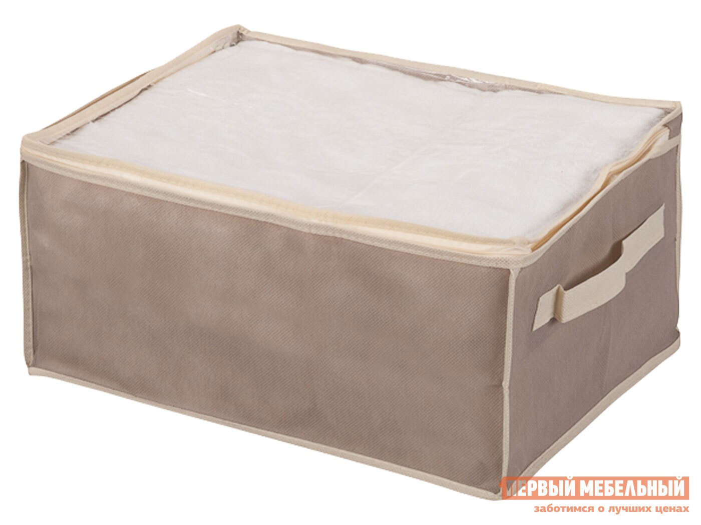 Кофр  Вельвет Серый, нетканый материал, L