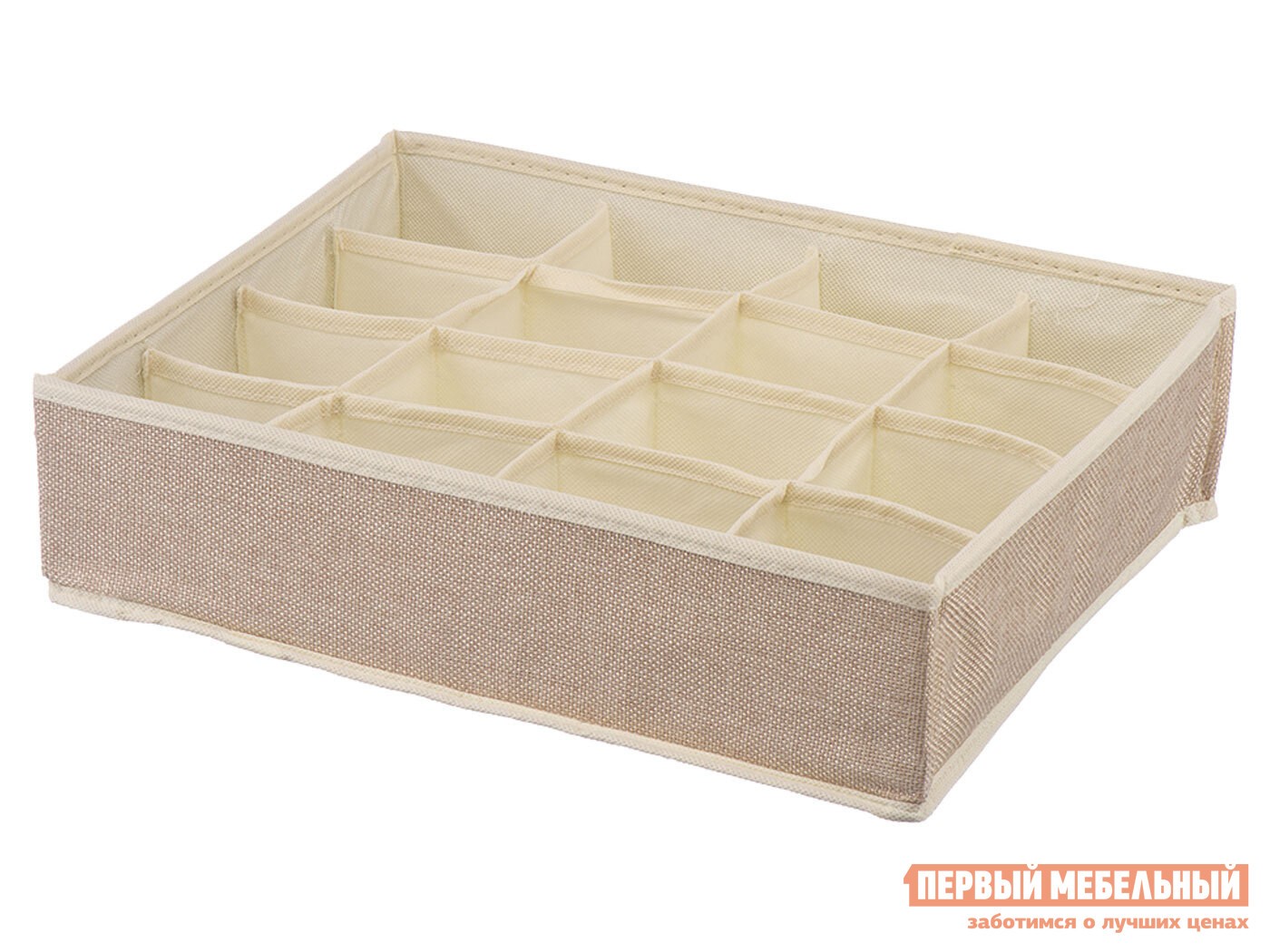 Кофр  Лен Песочный, нетканый материал