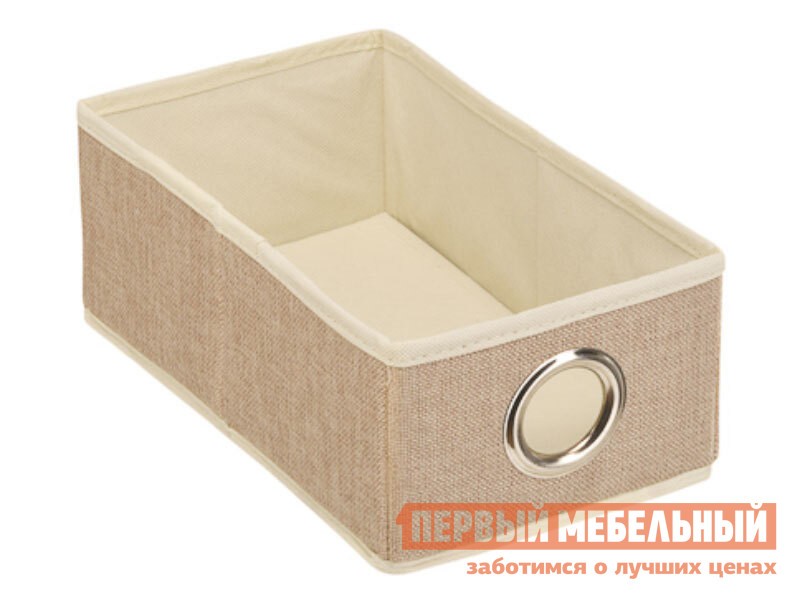 Кофр  Лен Песочный, полиэстер, S