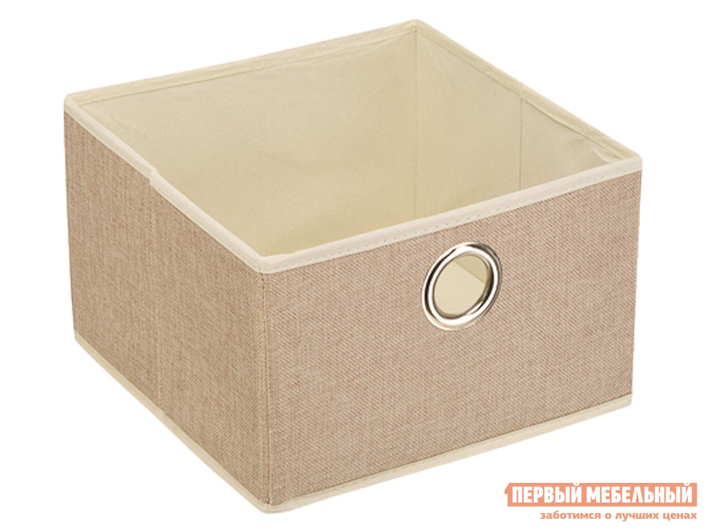 Кофр  Лен Песочный, полиэстер, L