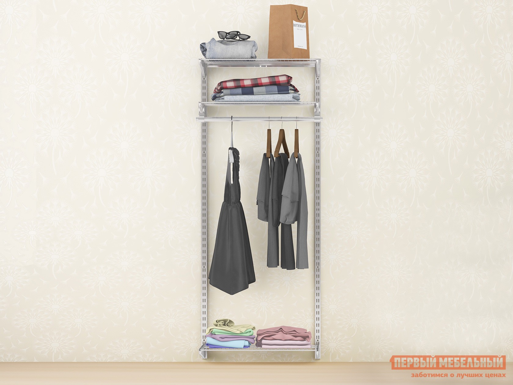 Гардеробная система  Атлант S-350 Белый, металл