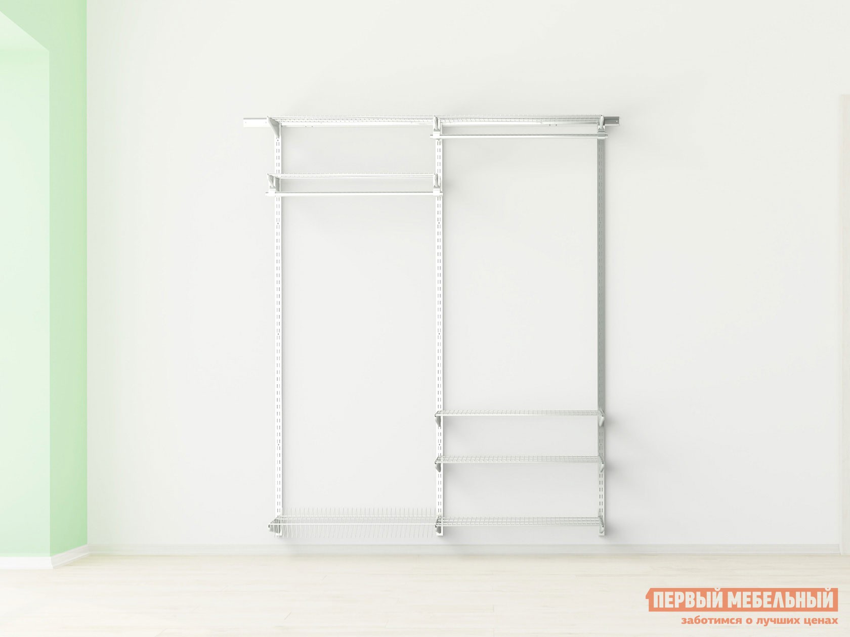 Гардеробная система  Атлант 38 Белый, металл