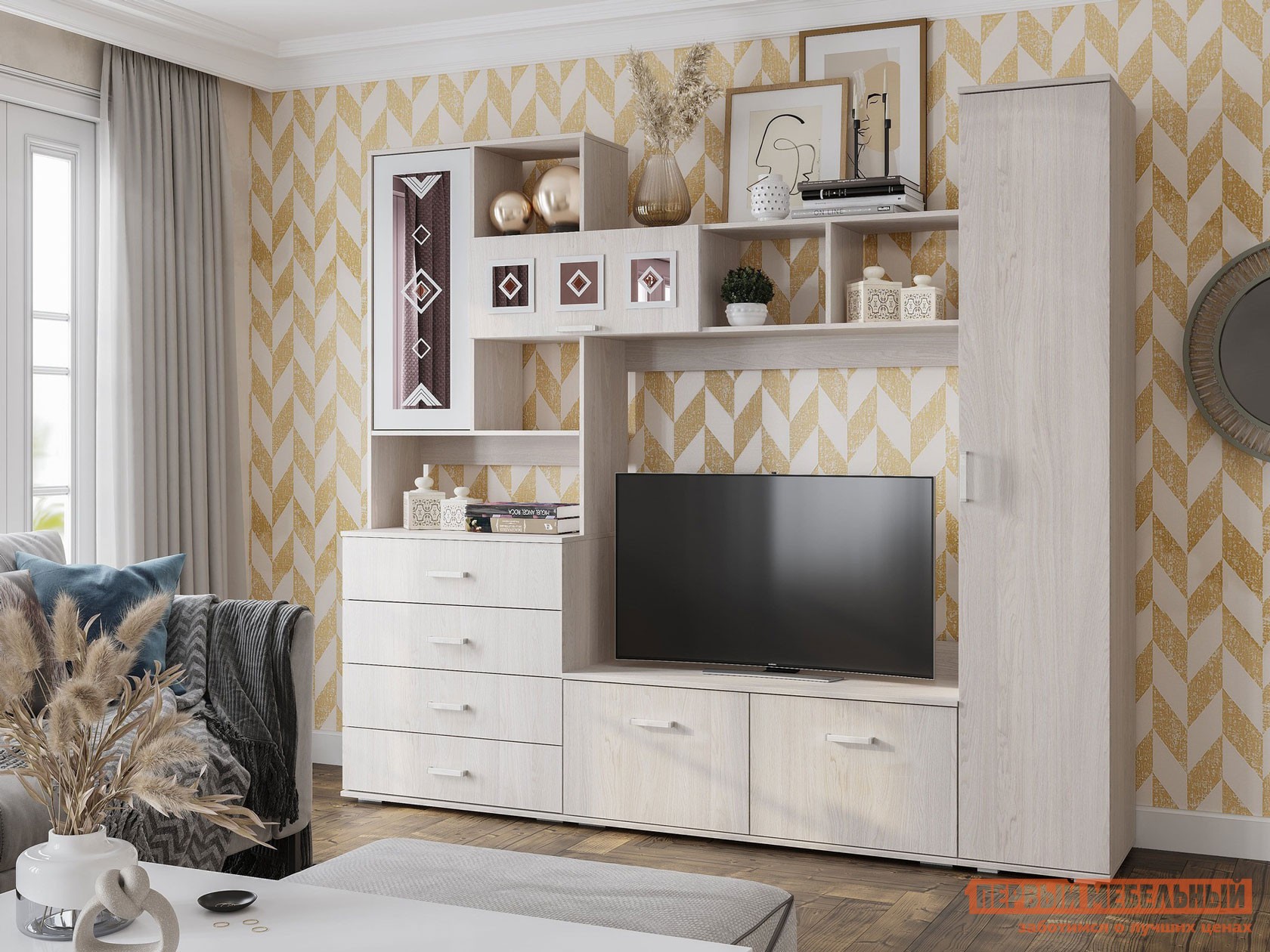 Гостиная  Белла Белый ясень