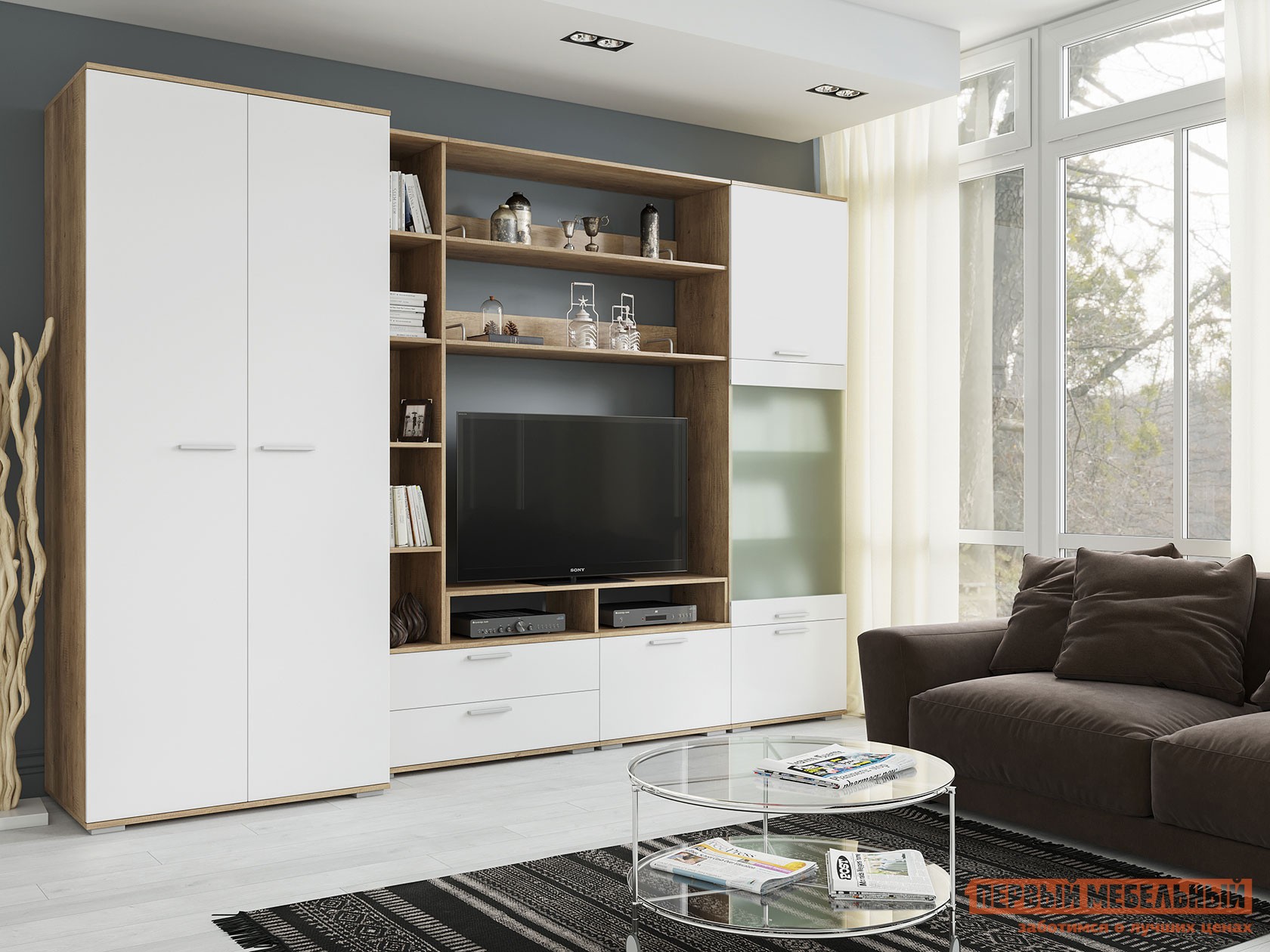 Гостиная  Лейла Дуб Каньон / Белый