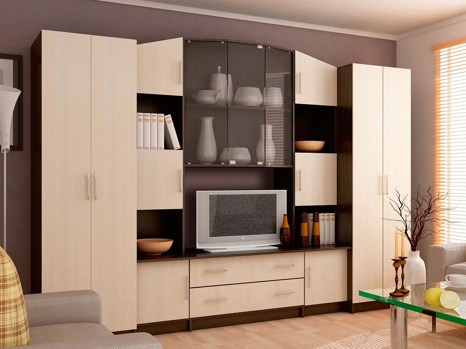 Гостиная  Макарена Венге / Дуб Белфорт