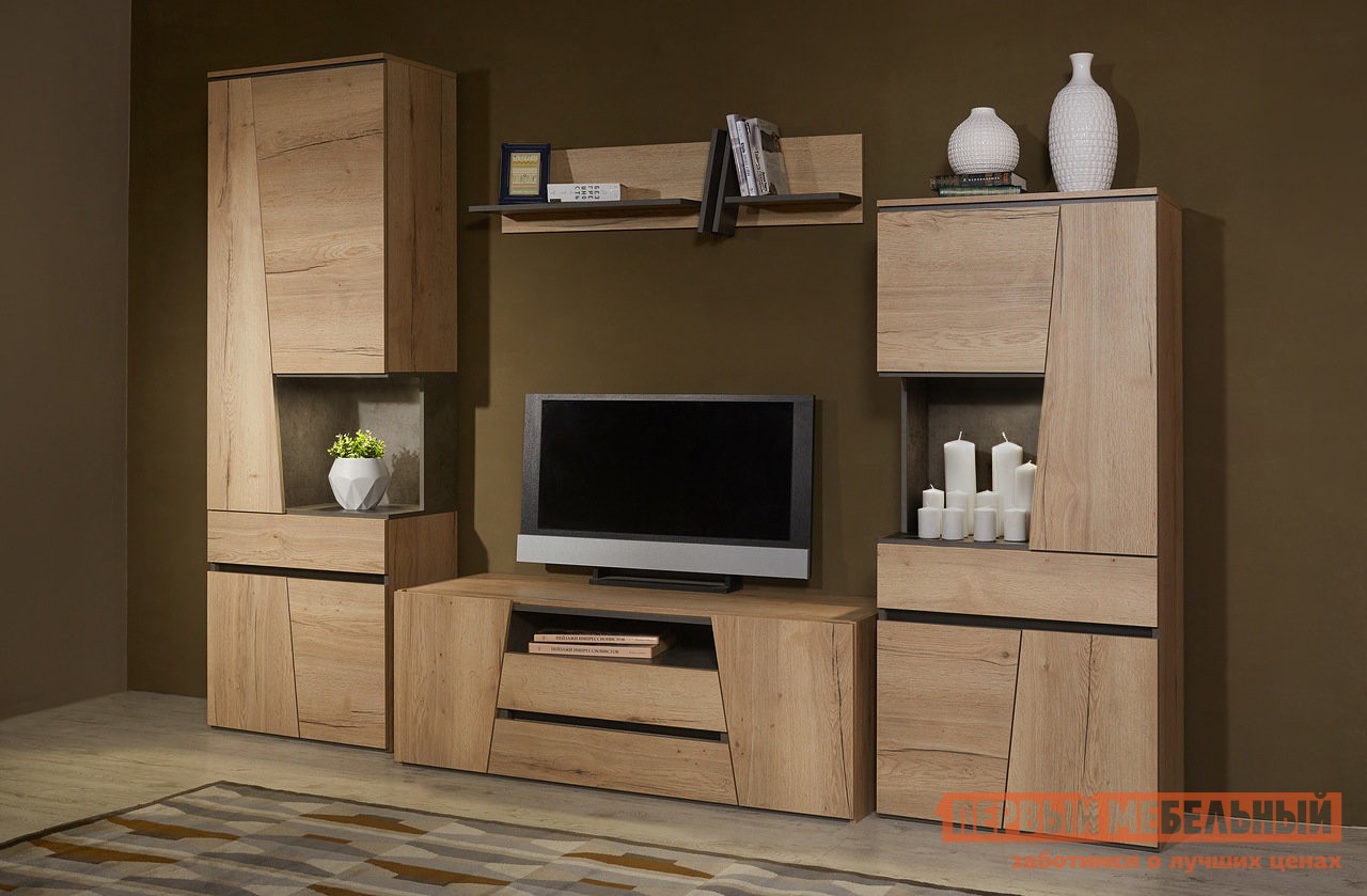 Гостиная  Стреза Дуб Галифакс / Бетон Чикаго