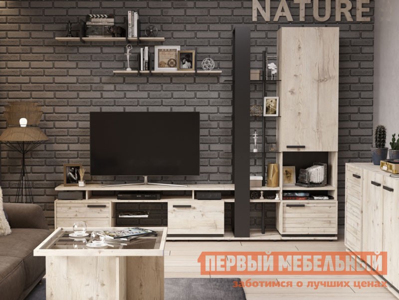 Гостиная  Натура Гаскон Пайн / Черный