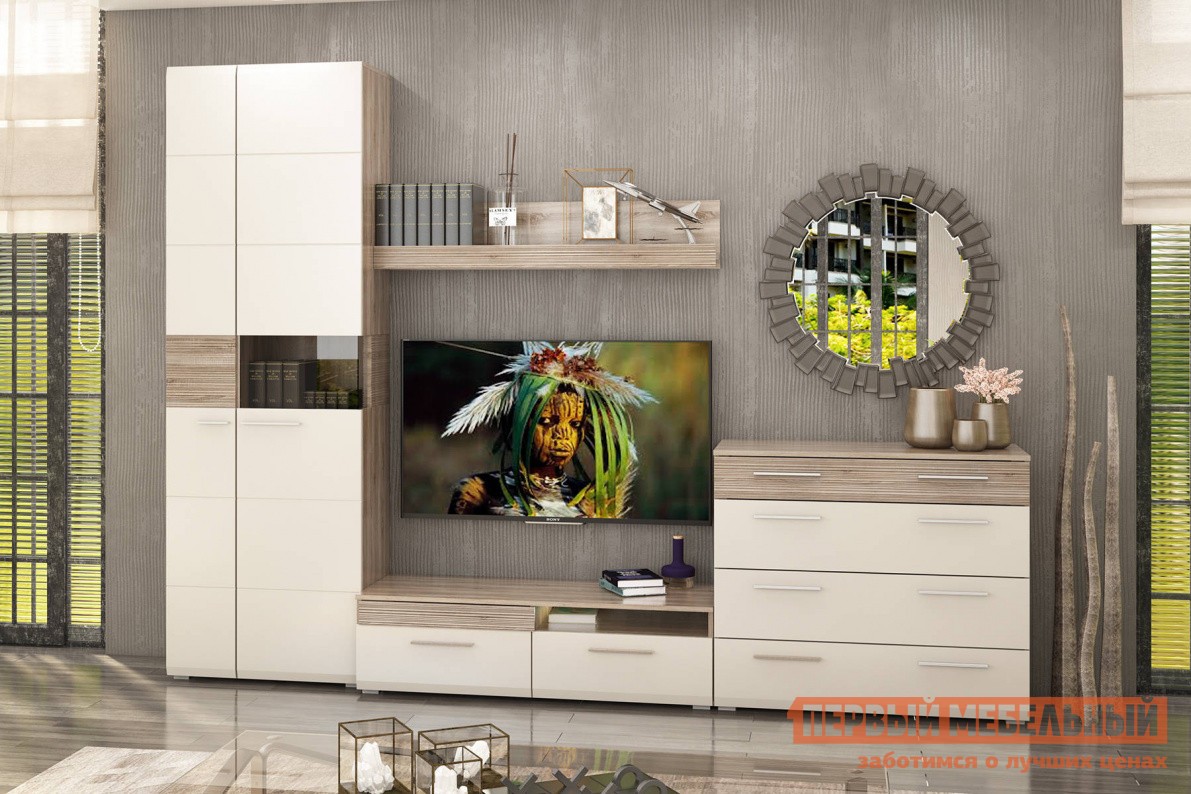 Гостиная  Мишель  Дуб Сонома трюфель / Латте