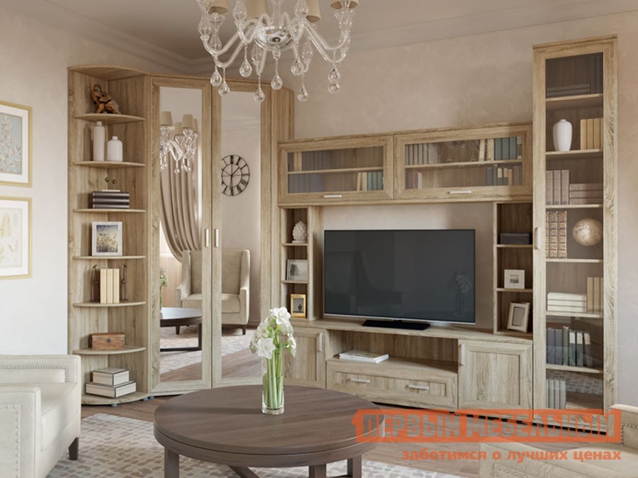 Гостиная  Леонардо Дуб Сонома