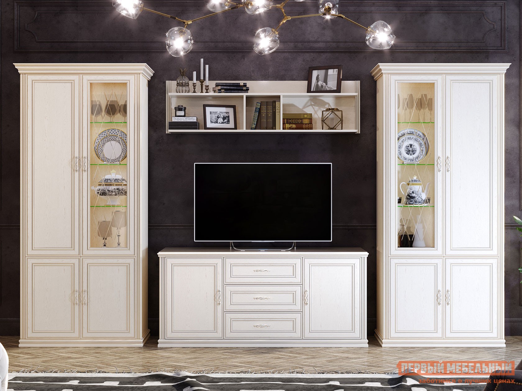 Гостиная  Венето Дуб молочный