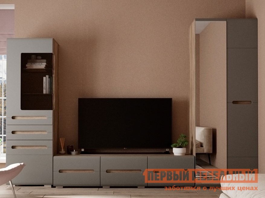 Гостиная  Наоми Дуб Каньон / Графит нубук