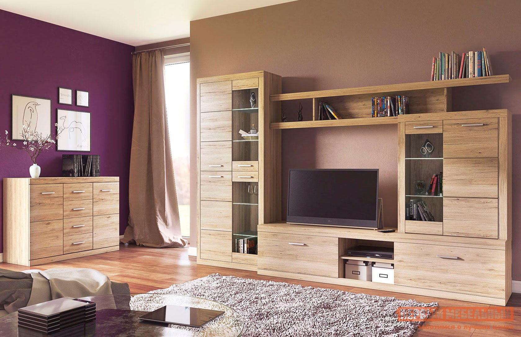 Гостиная  Оскар К1 Дуб Сан-Ремо