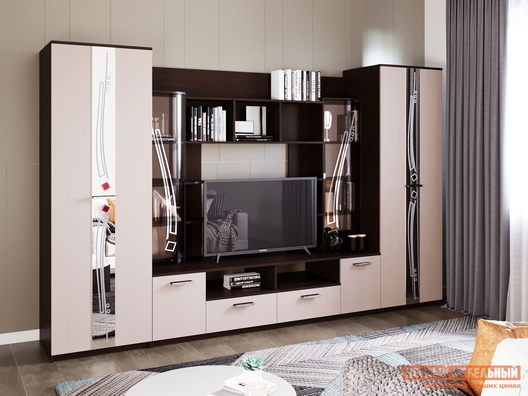 Гостиная  Венеция Венге / Лоредо