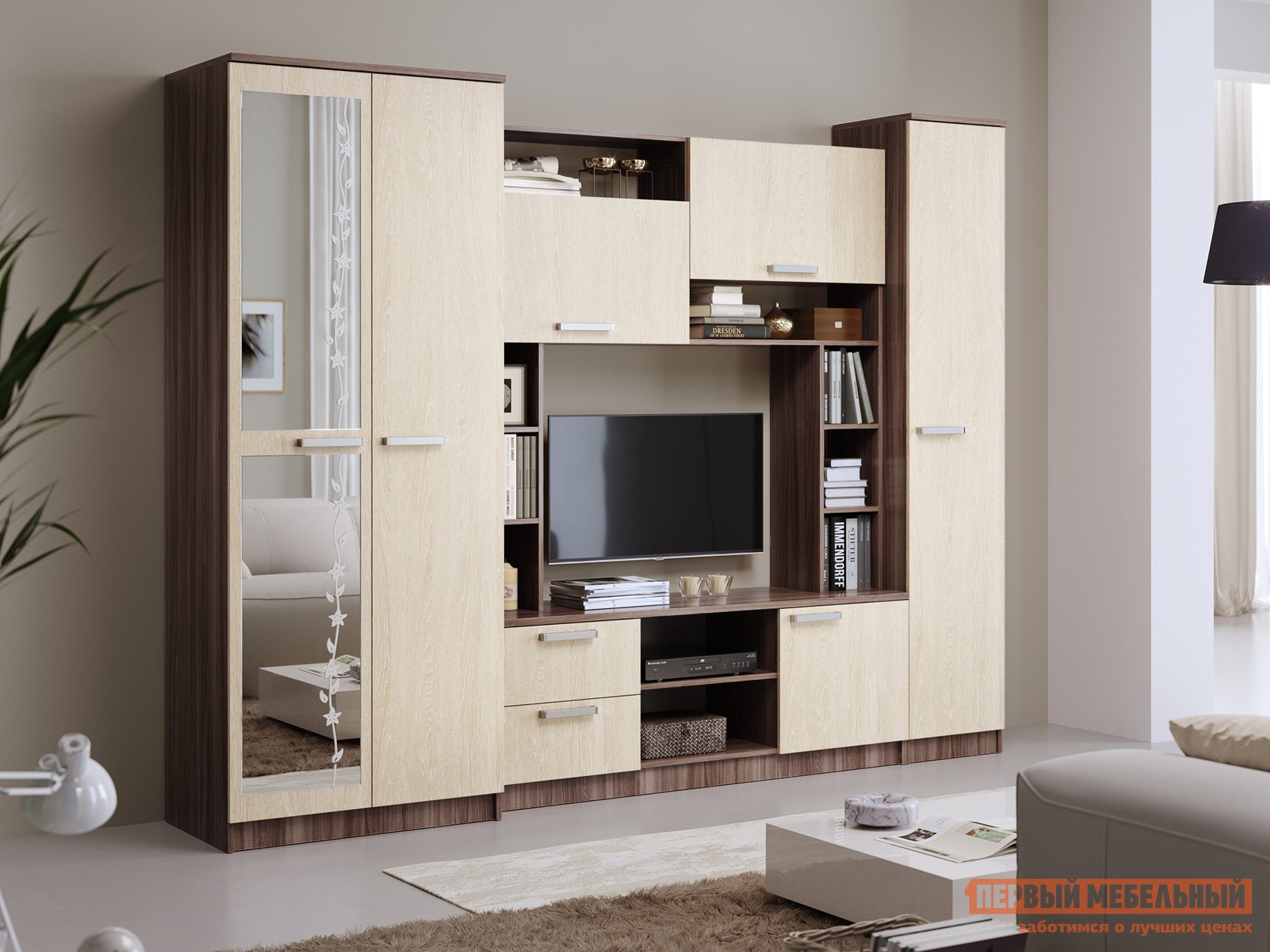 Гостиная  Флора Ясень Шимо / Дуб Атланта