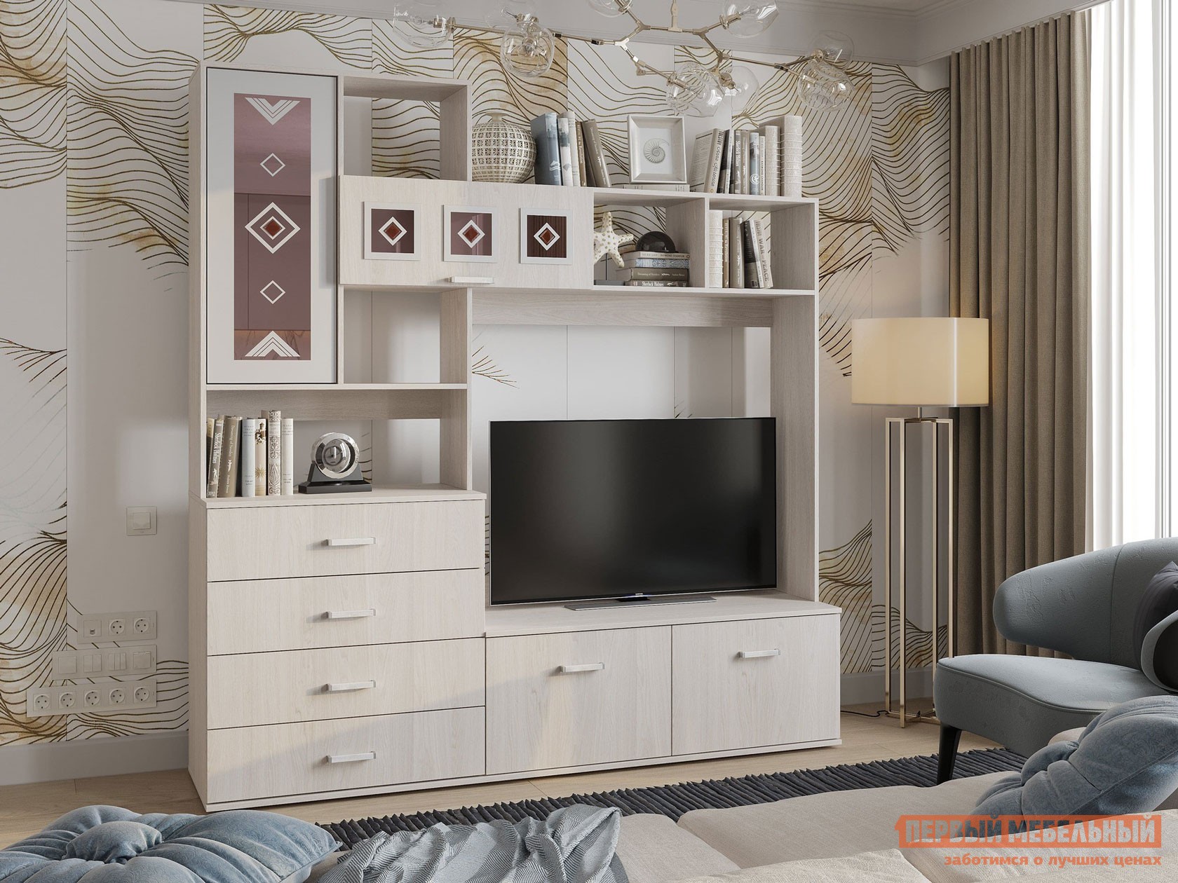 Гостиная  Белла Белый ясень