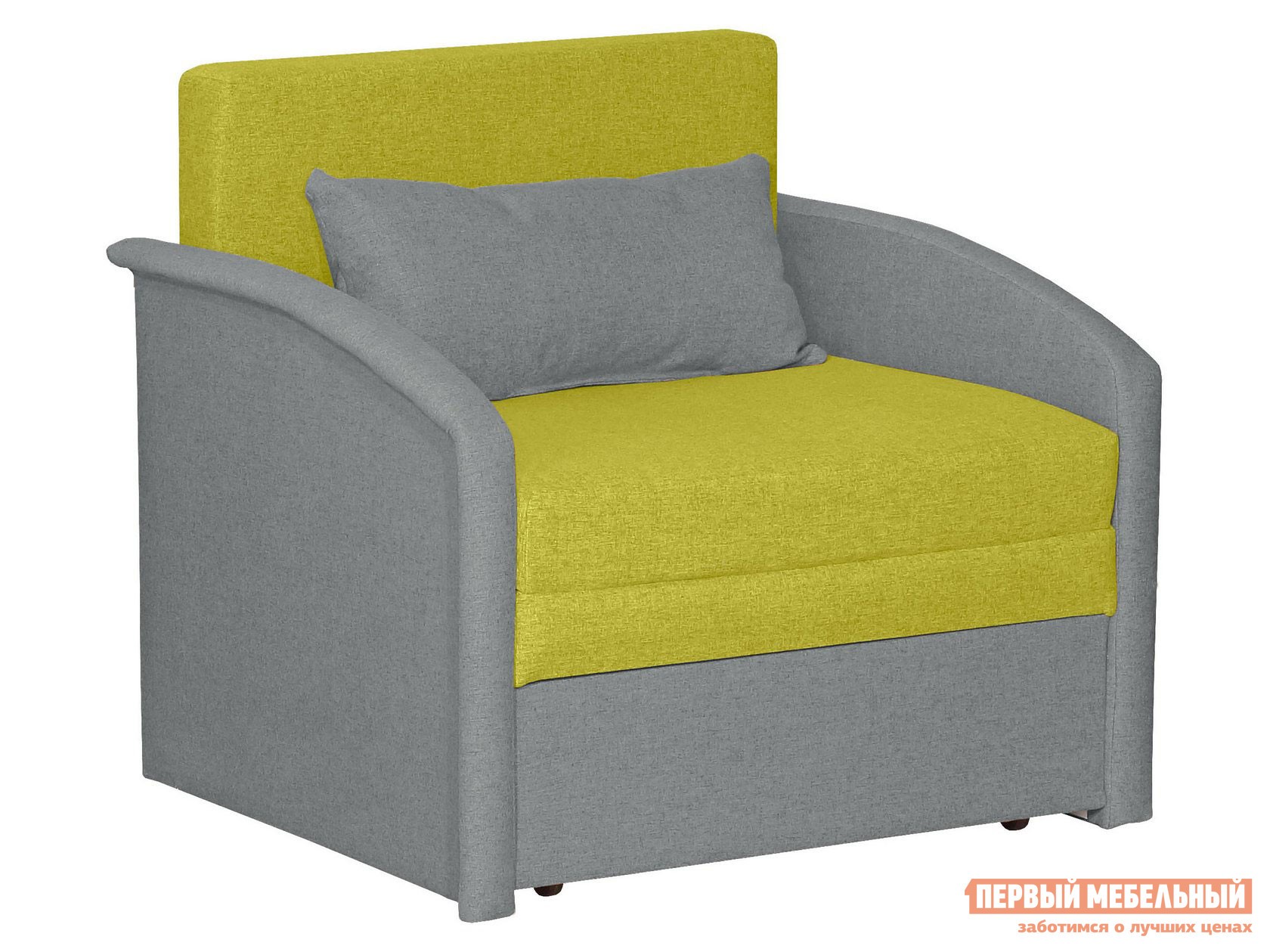 Кресло-кровать  Вилли Лайм / Сильвер, рогожка