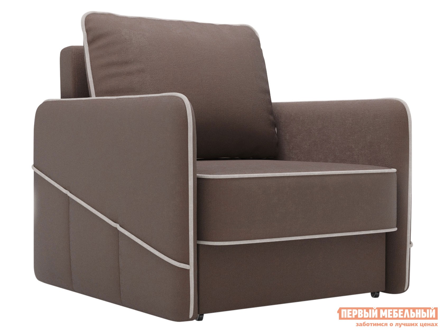 Кресло-кровать  Саймона Коричневый, велюр