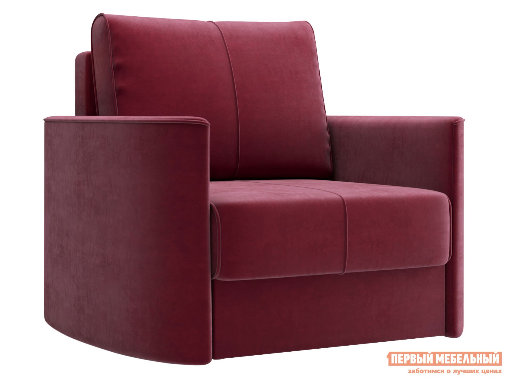 Кресло-кровать  Айви Бордовый, велюр