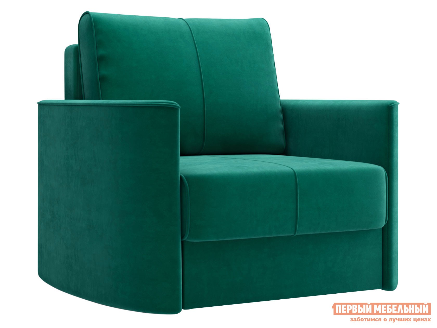 Кресло-кровать  Айви Зеленый, велюр