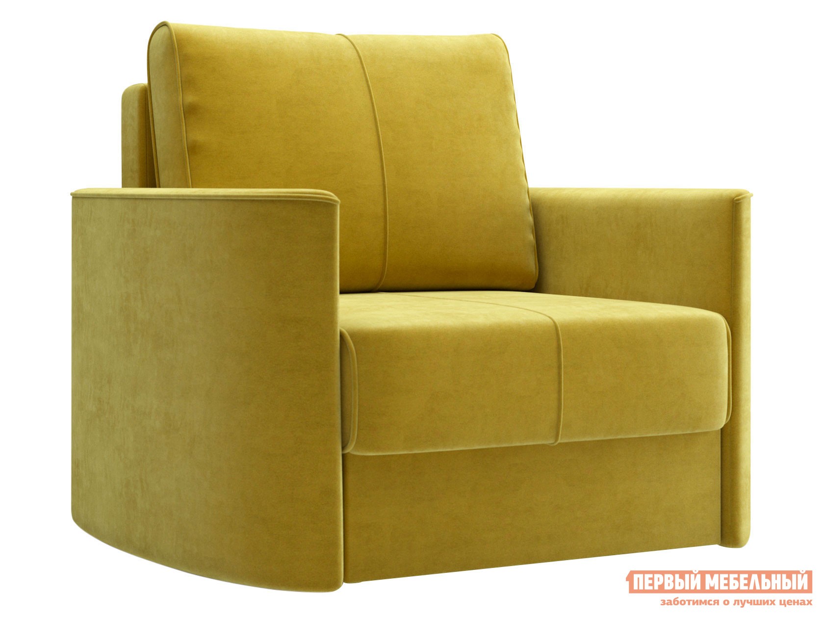 Кресло-кровать  Айви Горчичный, велюр