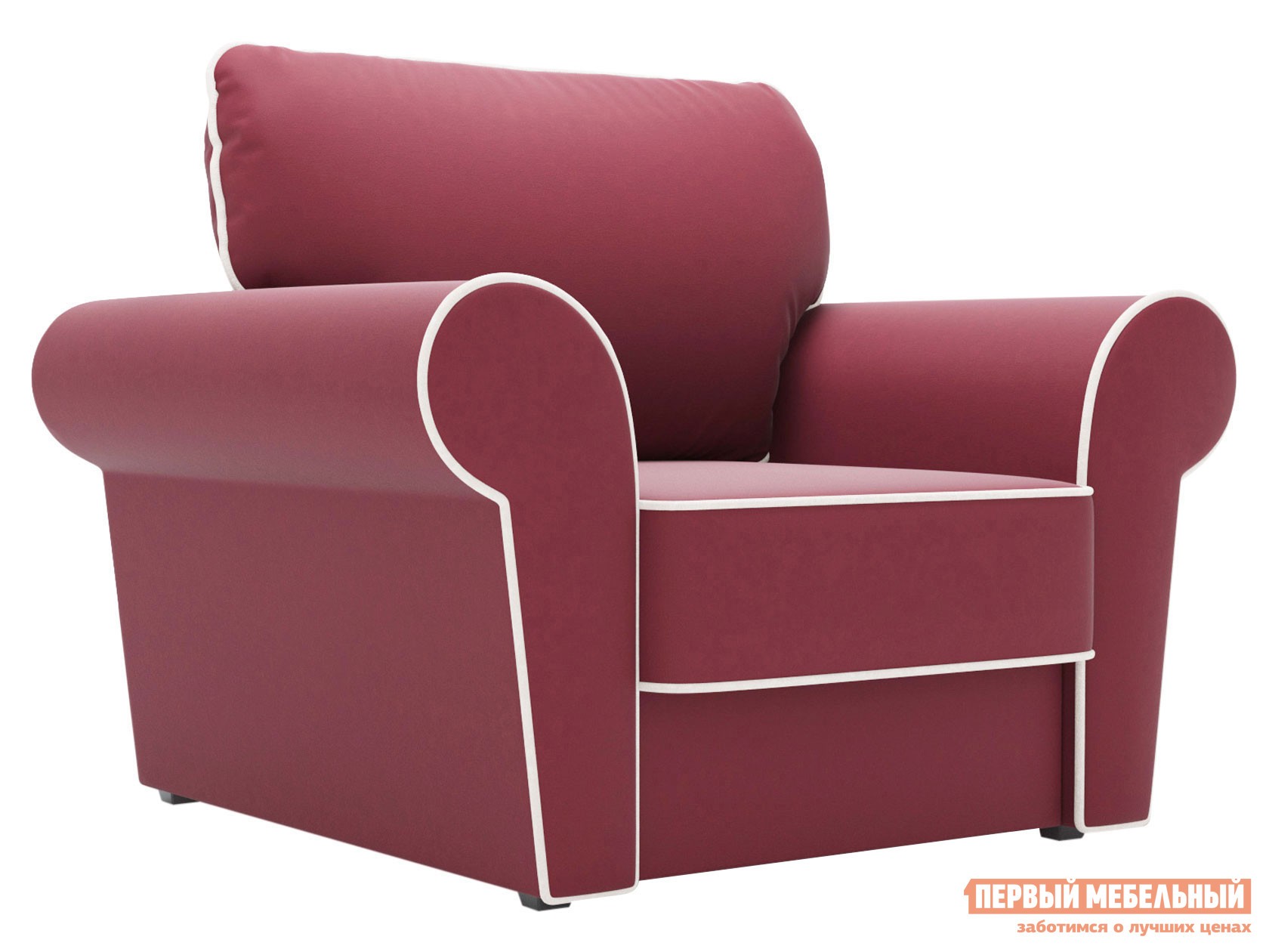Кресло-кровать  Техас Бордовый, велюр