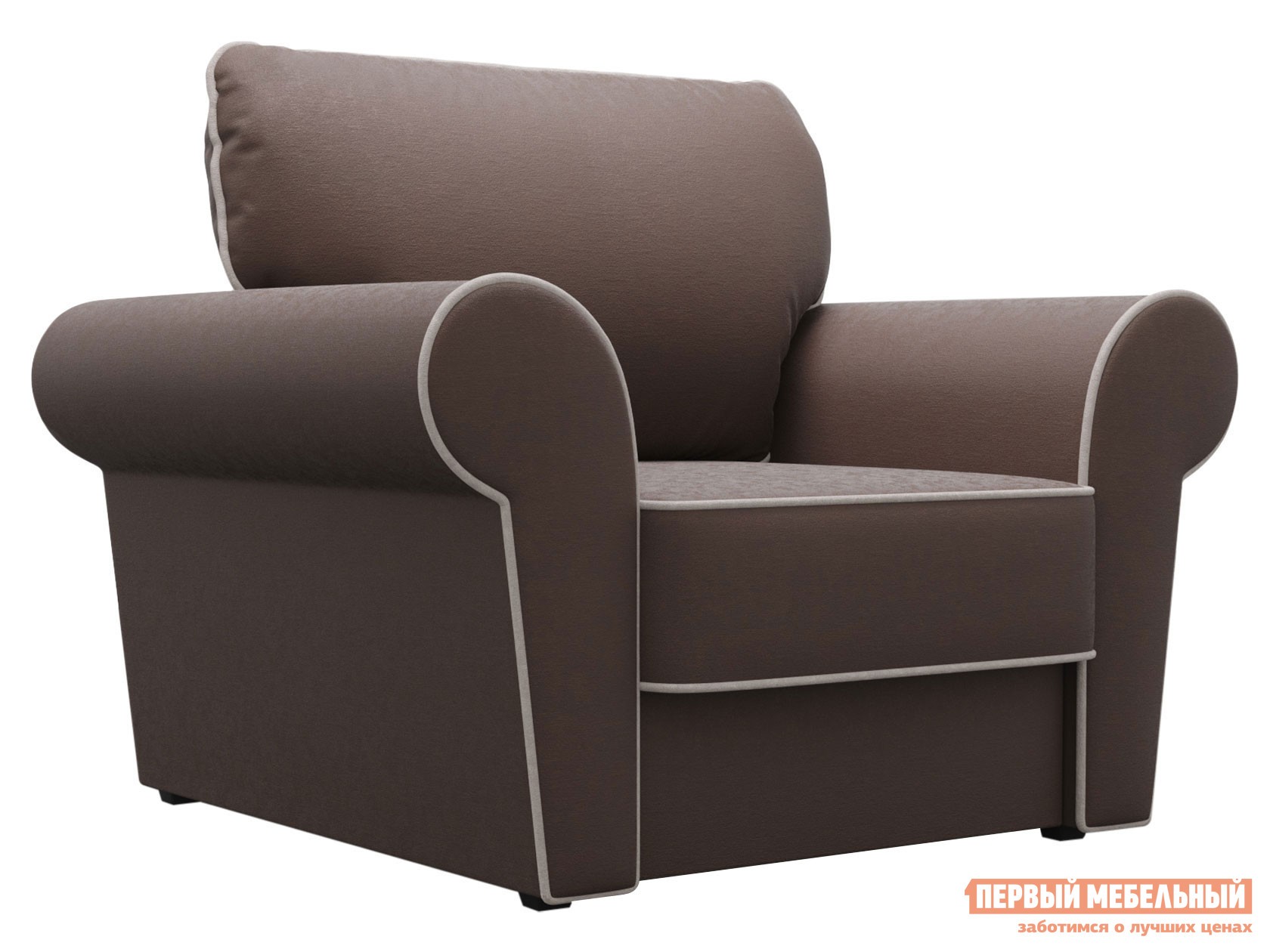 Кресло-кровать  Техас Коричневый, велюр