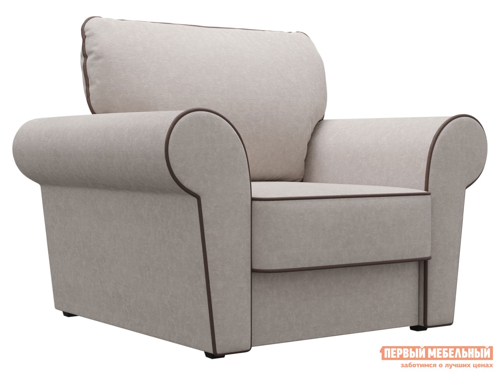 Кресло-кровать  Техас Бежевый, велюр