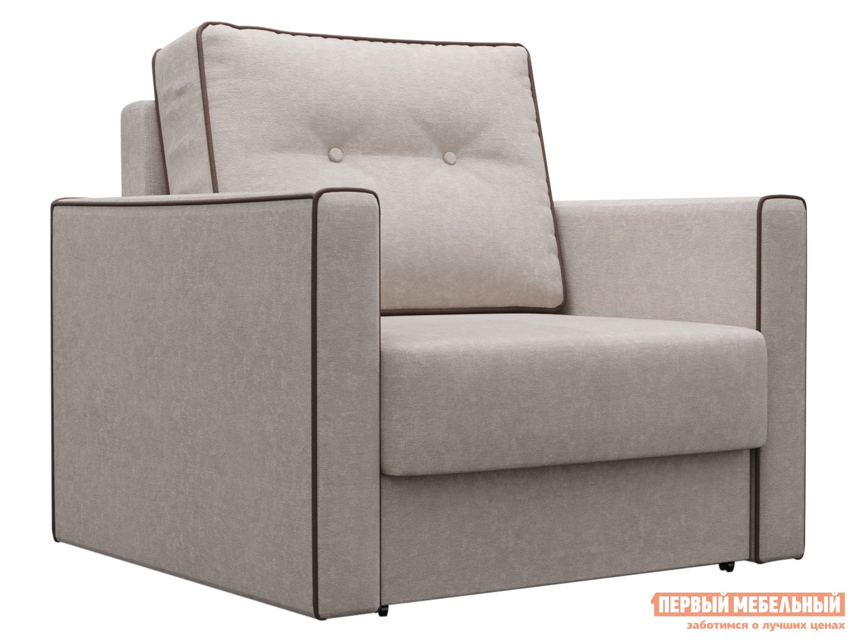 Кресло-кровать  Лагос Бежевый, велюр