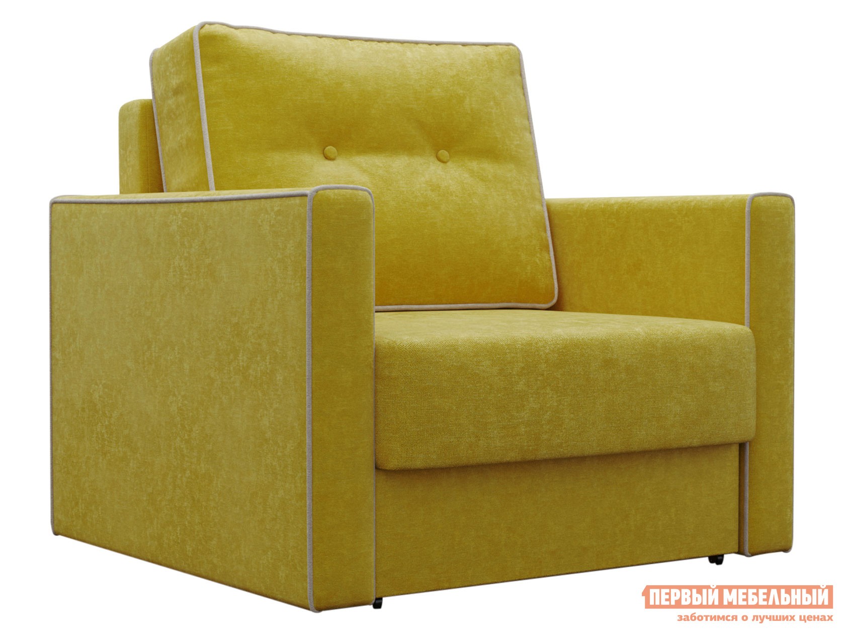 Кресло-кровать  Лагос Горчичный, велюр