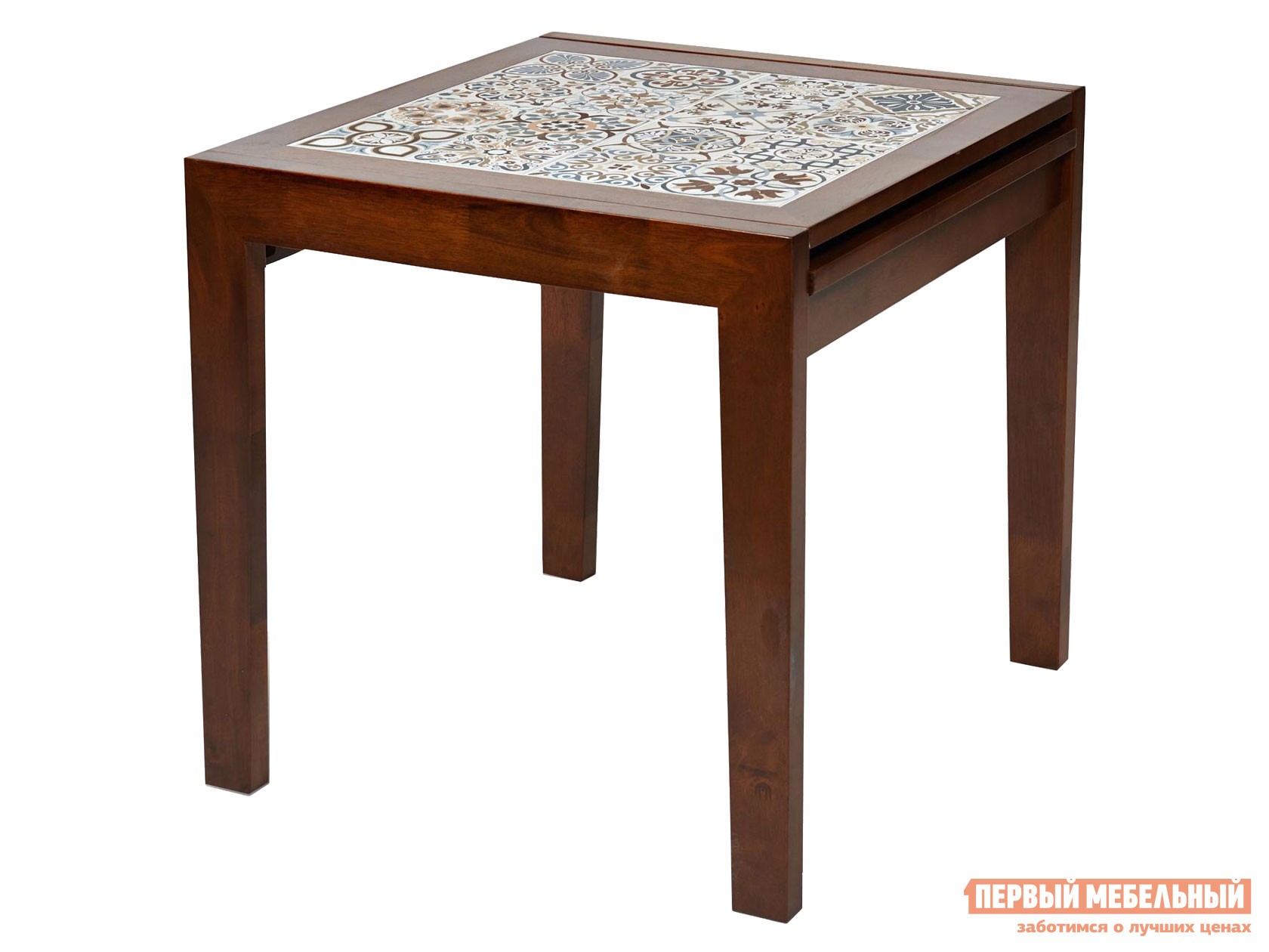 Кухонный стол  Kasablanka СТ 3030 Темный дуб / Плитка марокко