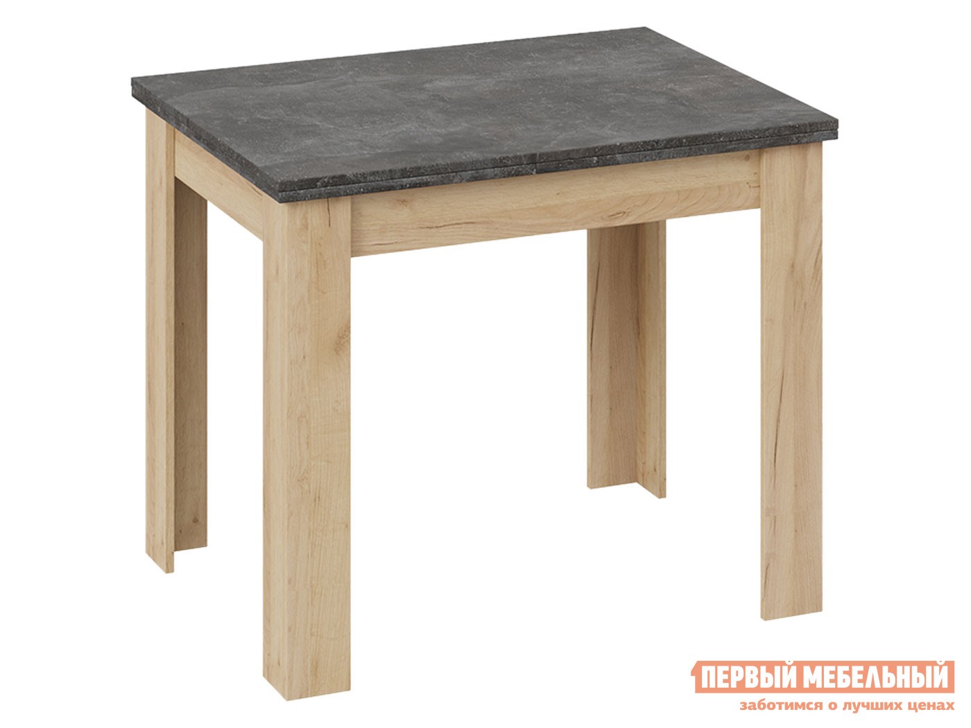 Кухонный стол  Стол обеденный Промо Дуб Крафт золотой / Ателье темное, 900 мм