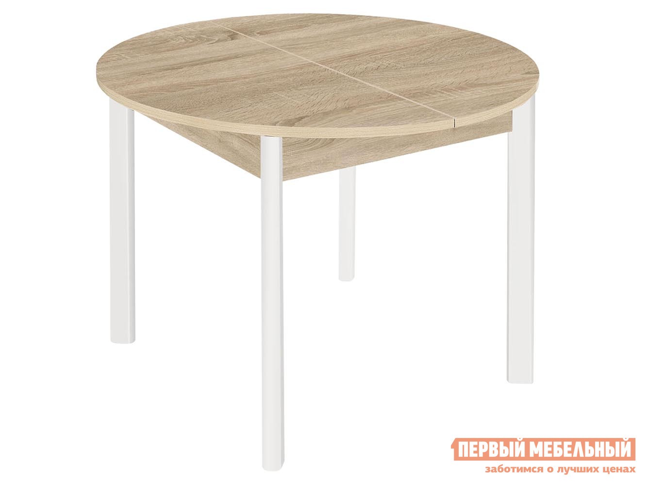 Кухонный стол  Ведичи Белый / Дуб Сонома