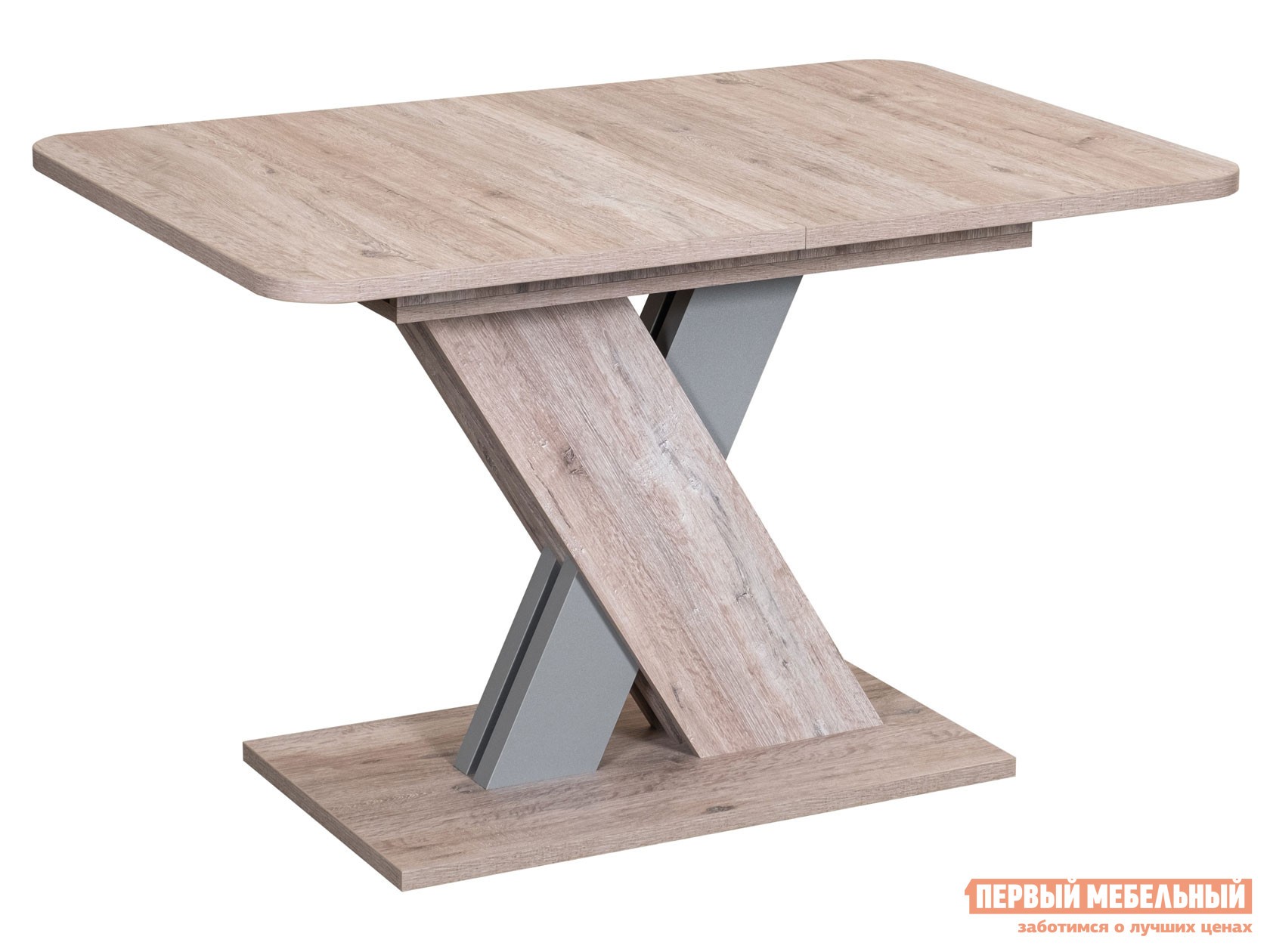 Кухонный стол  ZORRO Дуб Анкона / Алюминий