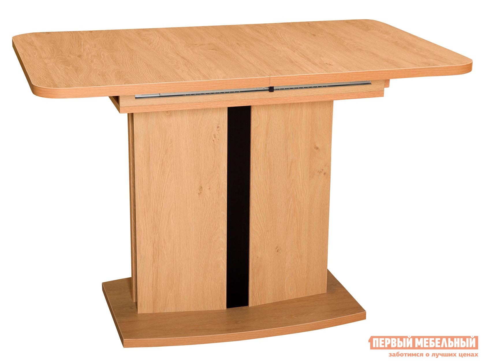 Кухонный стол  Милан Дуб каменный / Черный