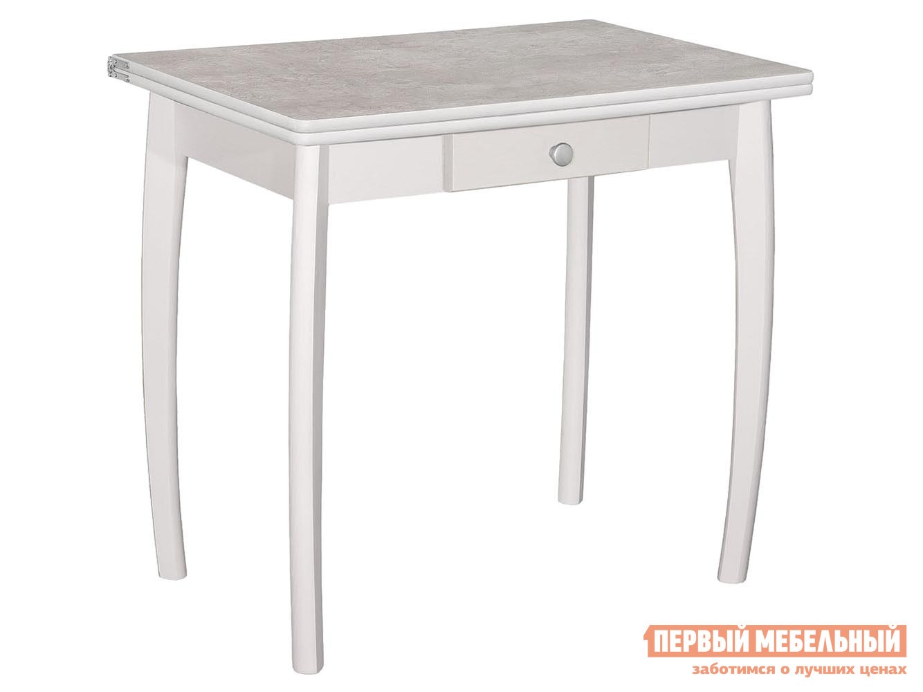 Кухонный стол  Патерн Белый / Цемент