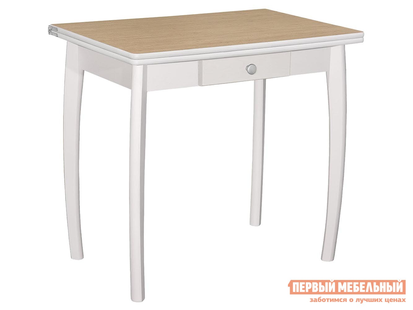 Кухонный стол  Патерн Белый / Дуб Рустик