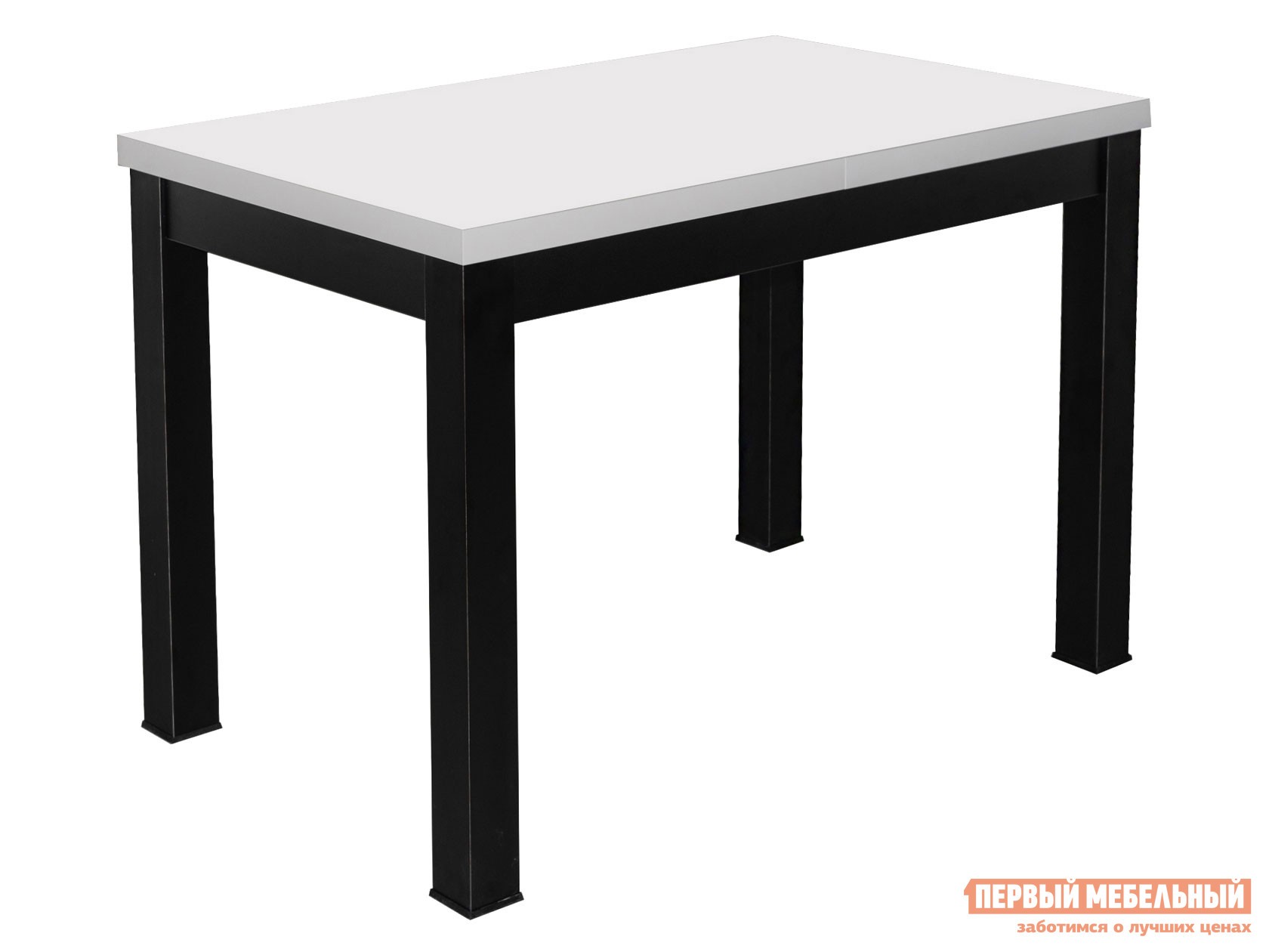Кухонный стол  Black Белый матовый / Черный, Малый