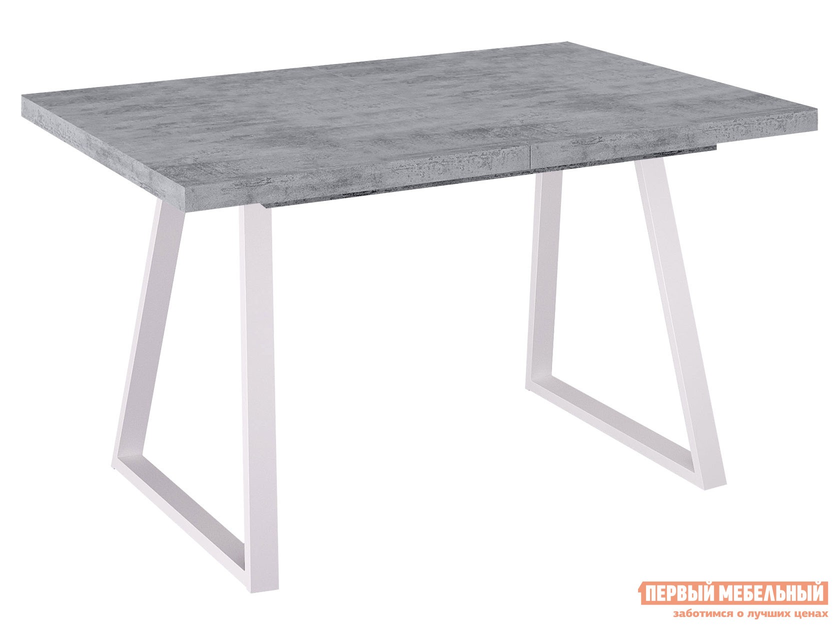 Кухонный стол  DikLine ZB Бетон / Белый, 1400 мм