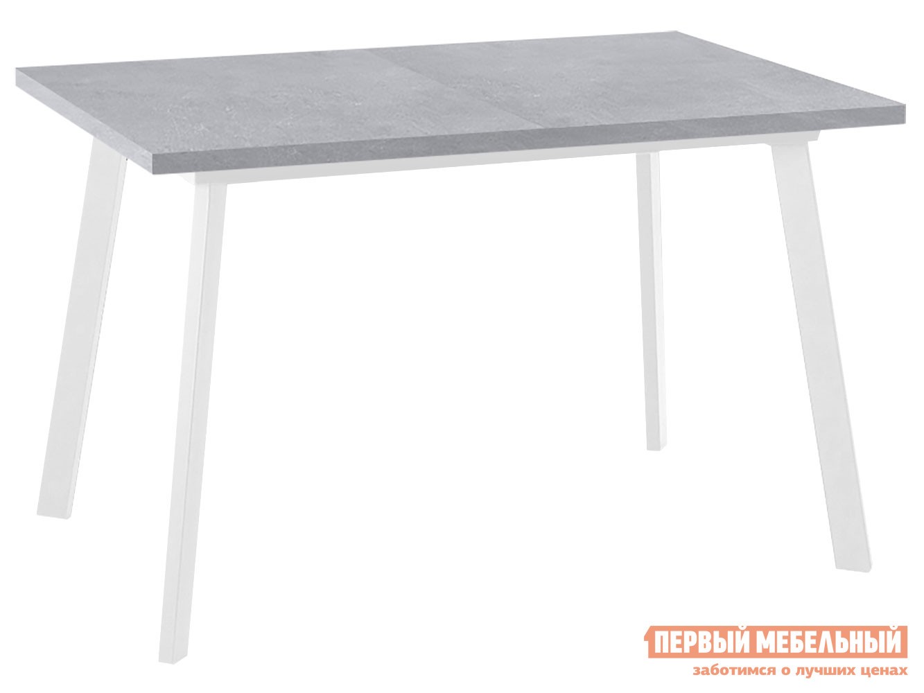 Кухонный стол  DikLine HB Бетон / Белый, 1200 мм