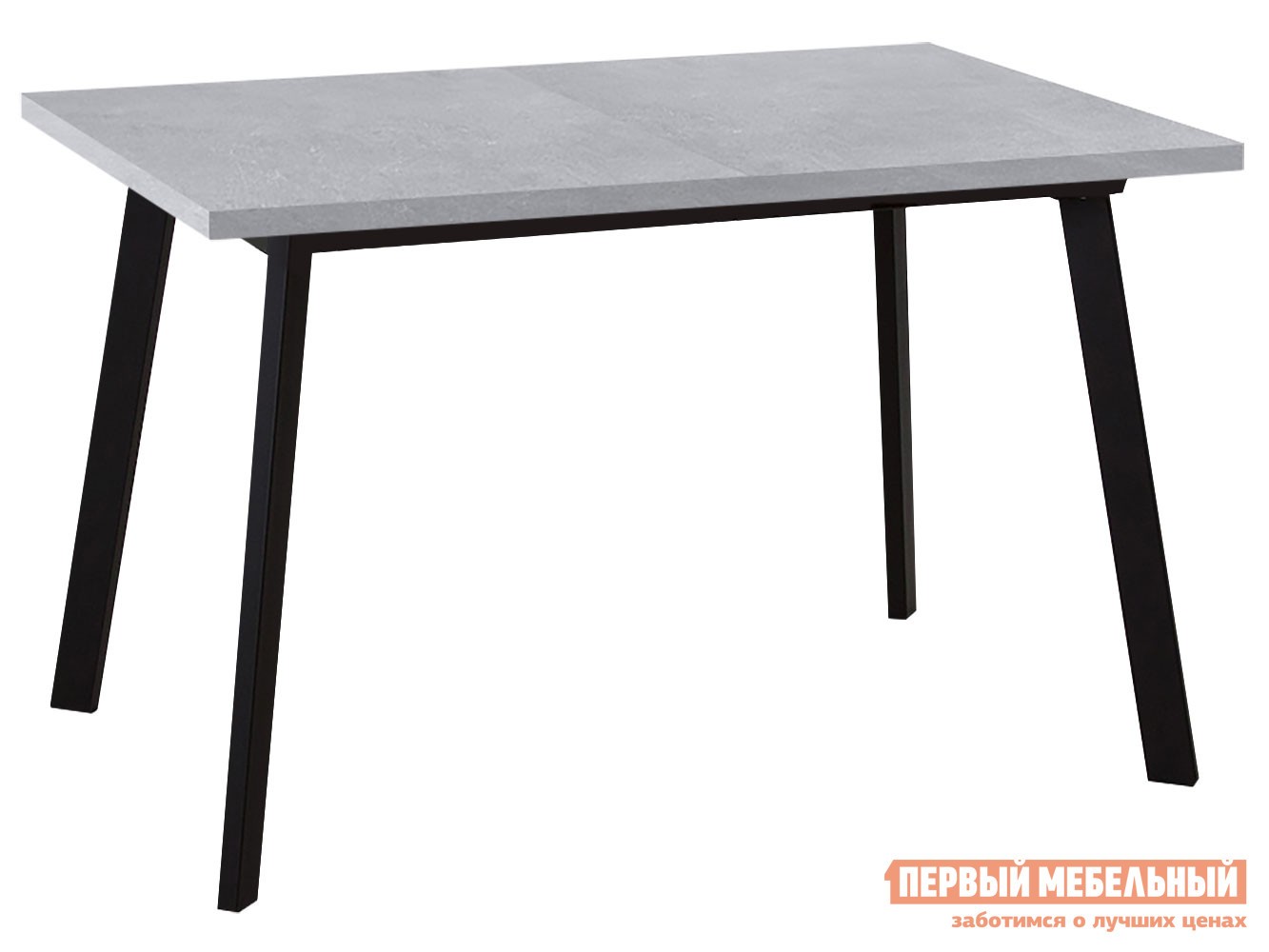 Кухонный стол  DikLine HB Бетон / Черный, 1200 мм