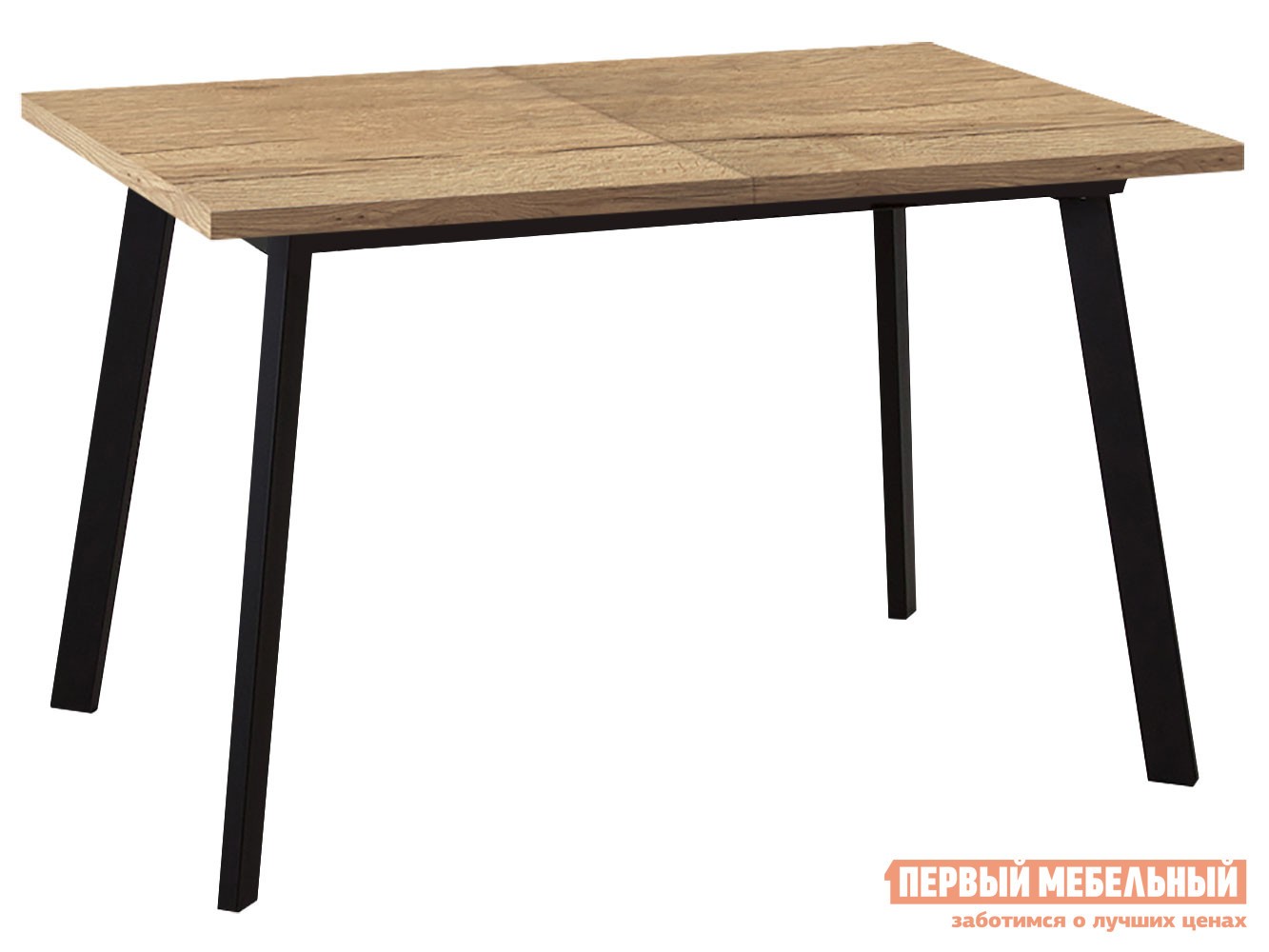 Кухонный стол  DikLine HB Дуб Галифакс натуральный / Черный, 1200 мм