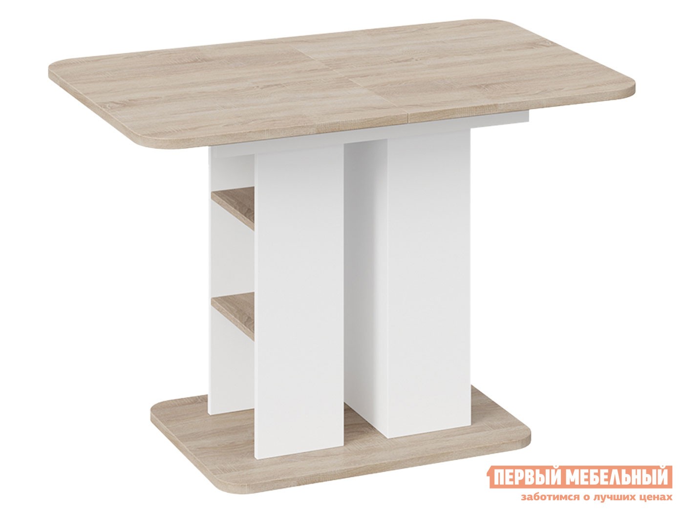 Кухонный стол  Мюнхен тип 2 Белый ясень / Дуб Сонома