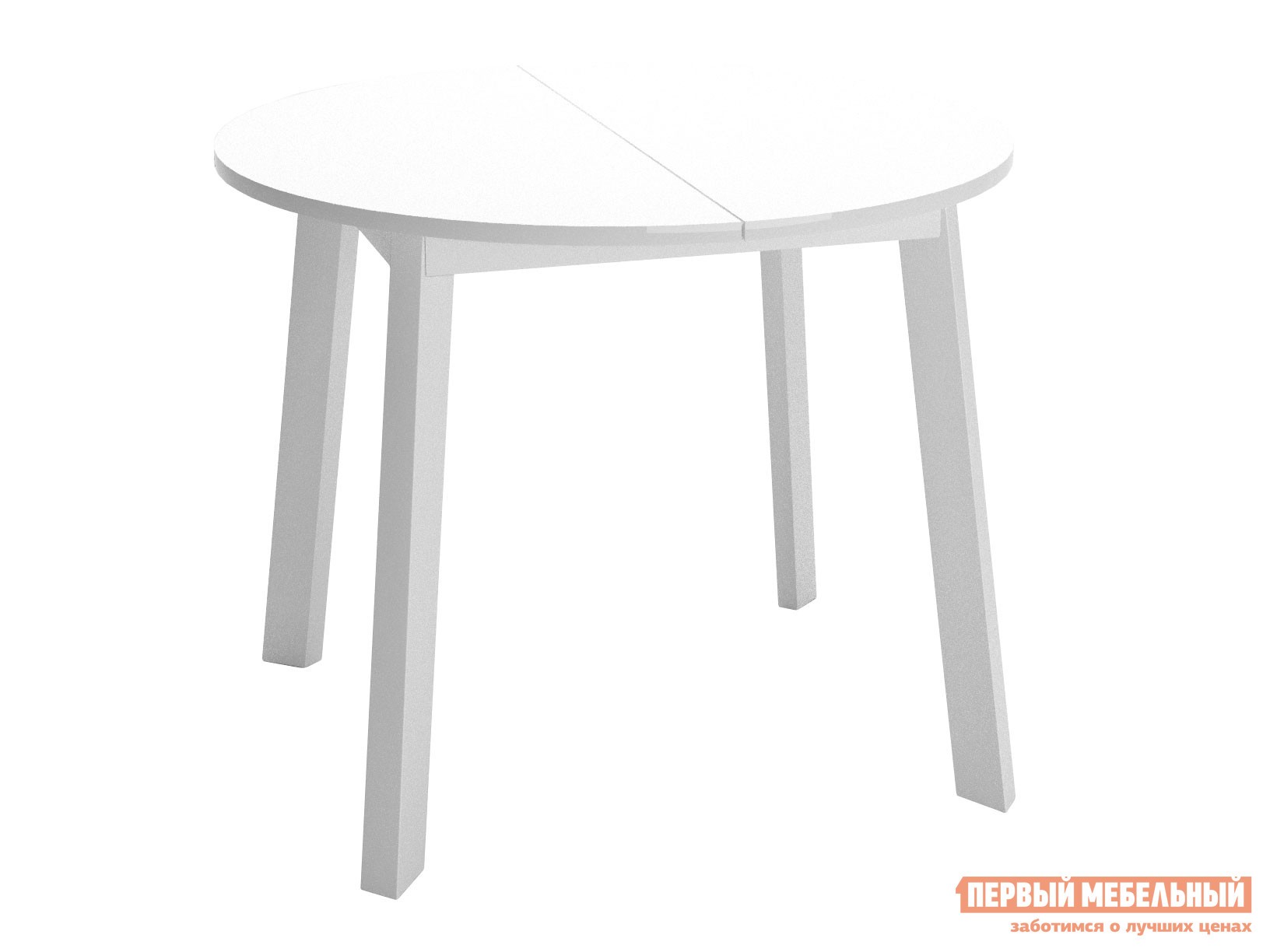 Кухонный стол  Dikline UNIS 16 Белый, стекло / Белый