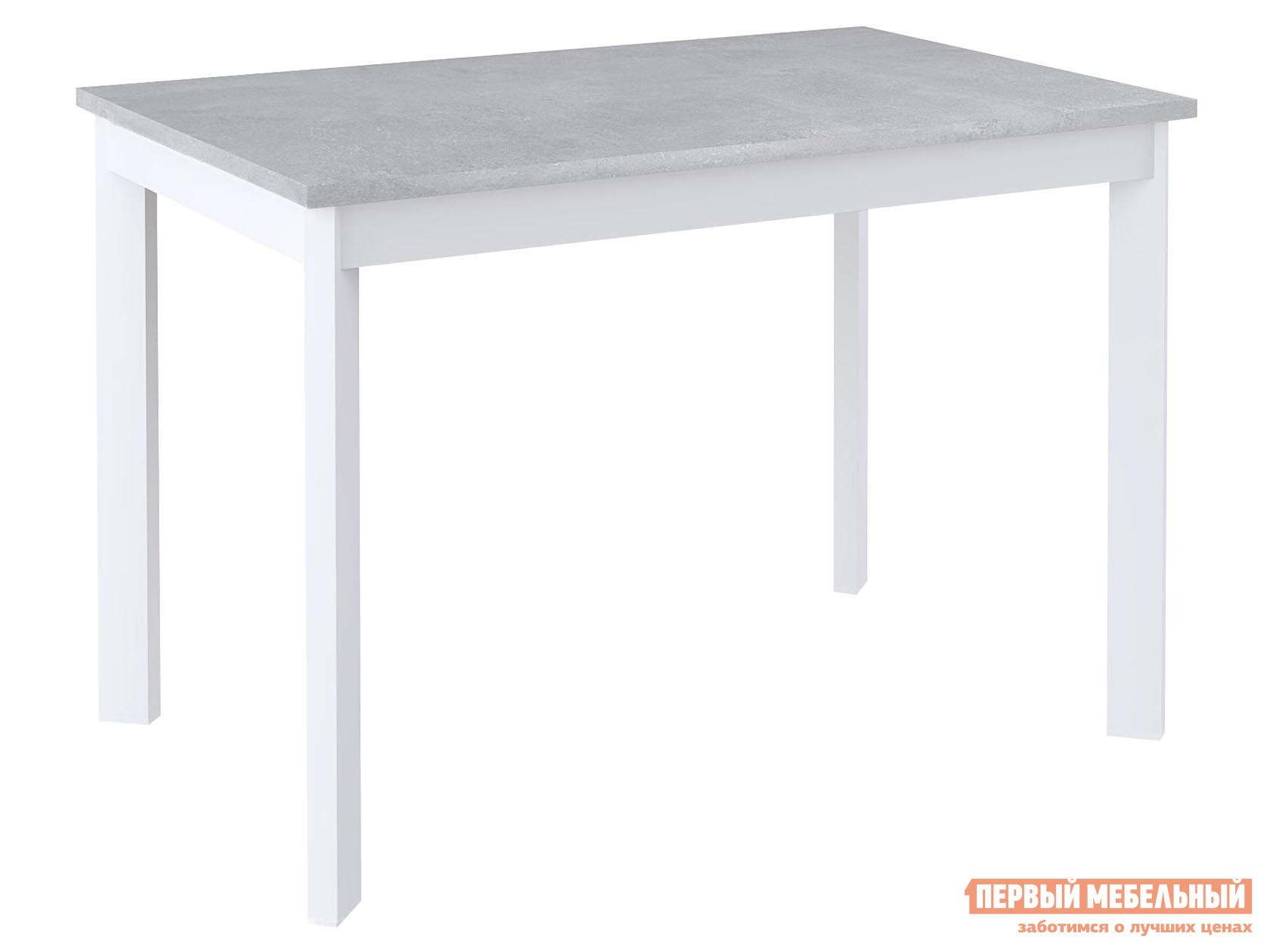 Кухонный стол  Dikline L110 Бетон / Белый